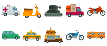 Transportation Icon-Paket