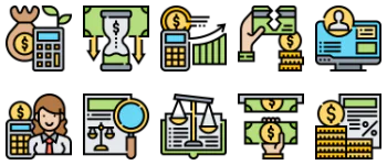 Accounting icon pack