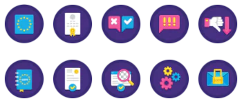 GDPR paquete de iconos