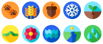 Nature набір іконок
