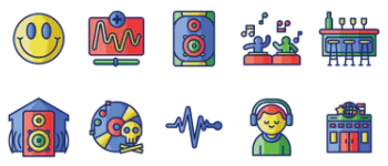 EDM paquete de iconos