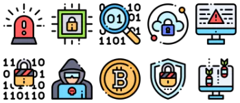 Hacker gói biểu tượng