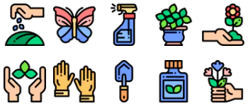 House Plants pakiet ikon