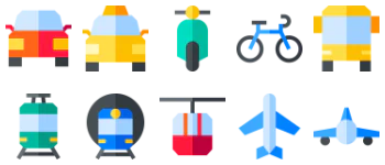 Public Transport icon pack