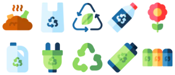 Recycling icon pack