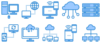Communication Network icon pack