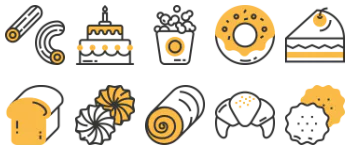 Bakery icon pack