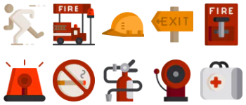 Firefighting icon pack