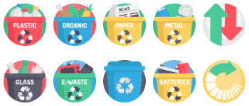 Recycle icon pack