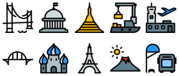Places icon pack