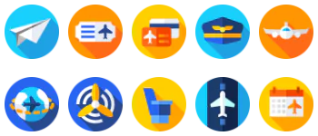 Aviation набір іконок