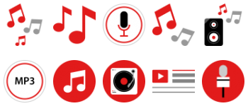 Music and Sound jeu d'icônes