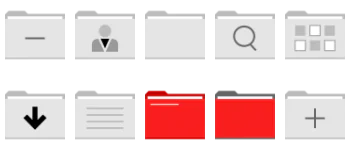 Folders jeu d'icônes