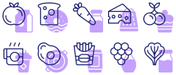 Gastronomy набір іконок