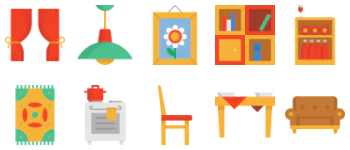 Furniture pacote de ícones
