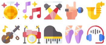 Entertainment paquete de iconos