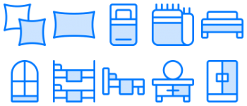Bedroom icon pack