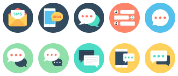 Text Messaging Icon-Paket