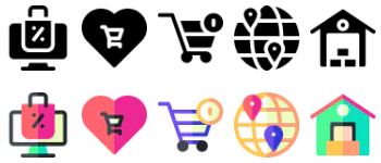 Online Shopping icon pack