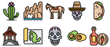 Mexico icon pack