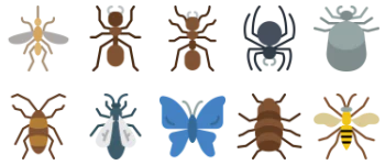 Bugs & Insects 图标包