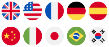 Countrys Flags pakiet ikon