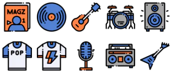 Music Store icon pack
