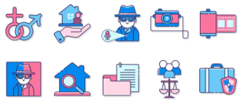 Private Investigator gói biểu tượng