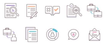 Copywriting icon pack