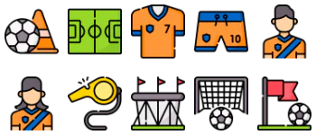 Soccer paquete de iconos