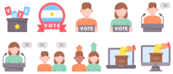 Voting Elections набір іконок