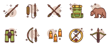 Hunting icon pack