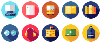 Back to school Icon-Paket