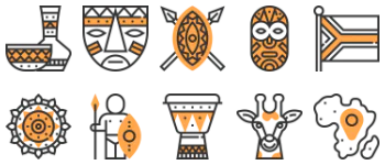 Africa icon pack
