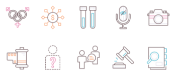 Private Investigator jeu d'icônes