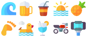 Summertime icon pack