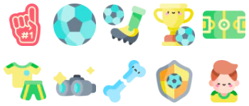 Футбольный набор иконок