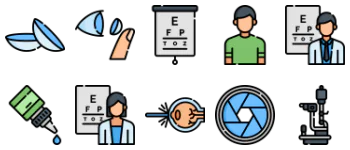 Optometrist 아이콘 팩