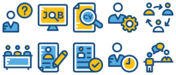 Human Resources Icon-Paket