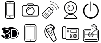 Multimedia jeu d'icônes