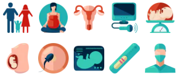 Pregnancy icon pack