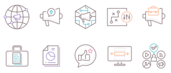 Social Media Agency Icon-Paket