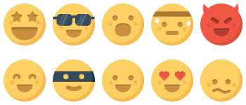 Emoticons Icon-Paket