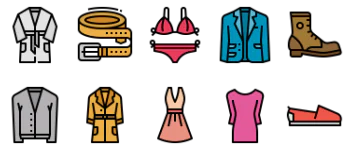 Clothing icon pack
