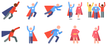 Superhero icon pack