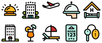 Linear Holiday Elements icon pack