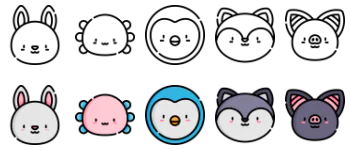 Animals gói biểu tượng