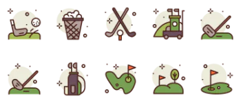 Golf Icon-Paket