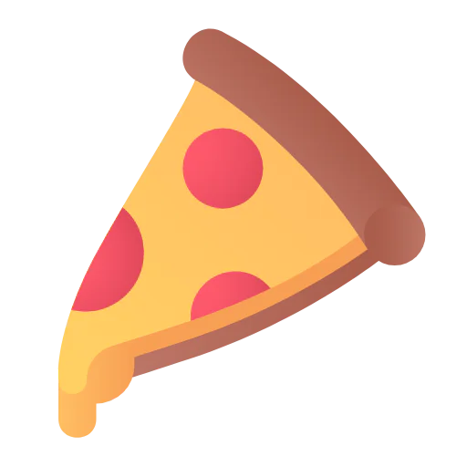 Pizza slice icon