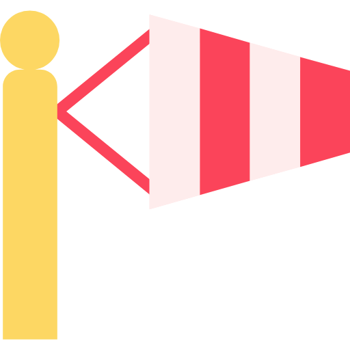 Wind vane icon